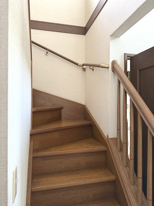 階段手すり(取付例01下)