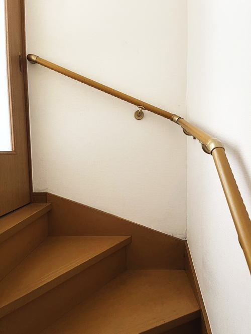 外まわり階段手すり(取付例06上)