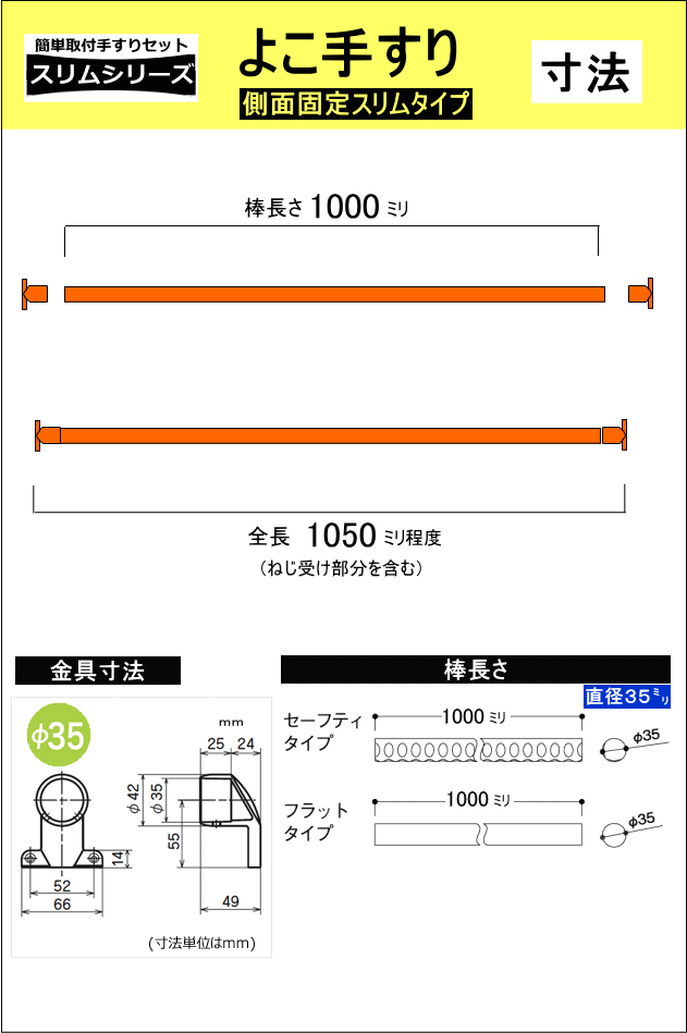 廊下 階段手摺をｄｉｙ自分で取付 よこ手すり簡単取付セット